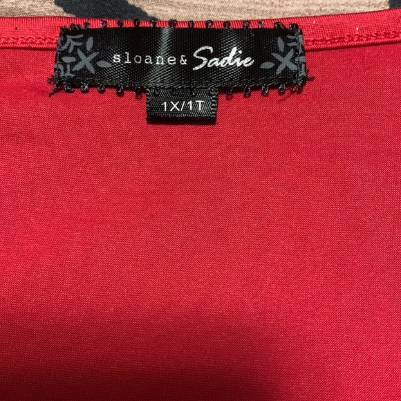 Red dressy top - Picture 3 of 5